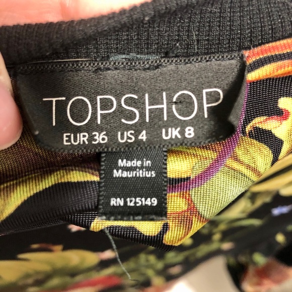 Topshop bodycon floral dress - Picture 2 of 4